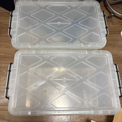 蓋付き収納ケース3つセットの画像