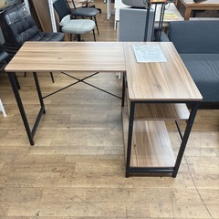 【🐤買取市場 柴田店】 I572 🌈  L字型パソコンデスク ⭐ クリーニング済の画像