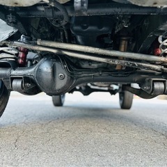 車検取り立てリフトアップマフラーの画像