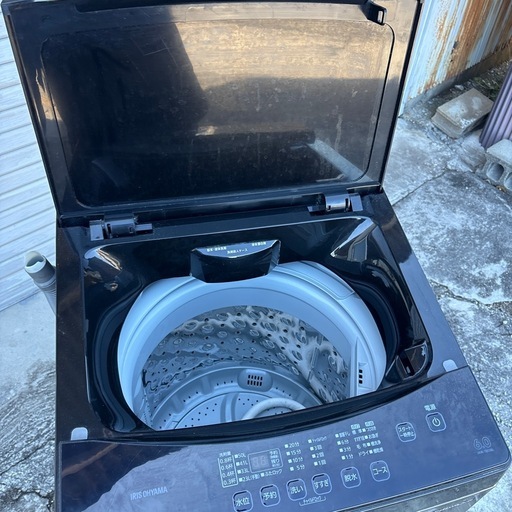 洗濯機 アイリス 6.0kg 2020年製
