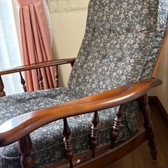 ②【市川市】早い者勝ち karimoku カリモク 椅子 コロニアル リクライニングチェアの画像