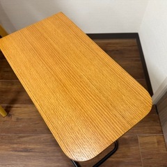 ニトリ　サイドテーブル　ライトブラウンの画像