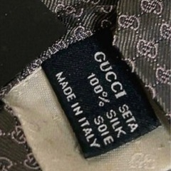 グッチ　GUCCI ネクタイ　GGマーク　シルク100%の画像