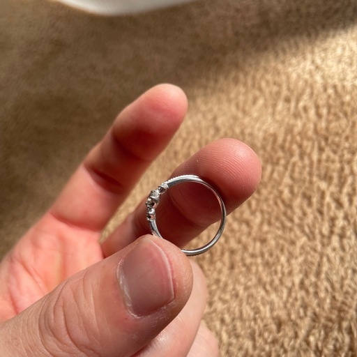 天然ダイヤモンド　0.12ct シルバー925 リング