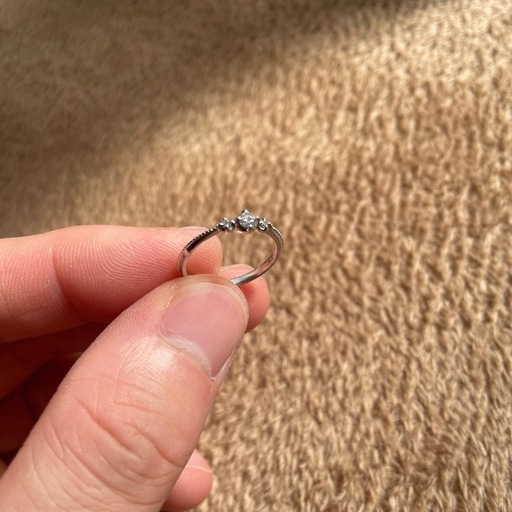 天然ダイヤモンド　0.12ct シルバー925 リング