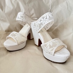 3足セット　サンダル　ハイヒール　パンプス　M L サイズ ピンヒール　ヒョウ柄の画像