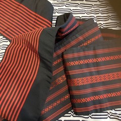 赤＆黒　博多半幅帯いかがでしょうか？の画像