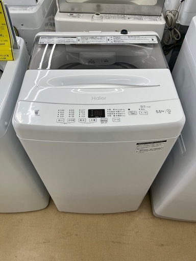 【ドリーム池田店♪ジモティ割対象】 ハイアール 5.5kg洗濯機 JW-U55MK 2024 45287