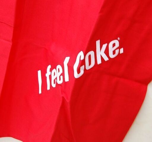 保管品 Enjoy Coca-Cola エプロン さわやか テイスティ コカ・コーラ イベント お店  札幌市 清田区 平岡