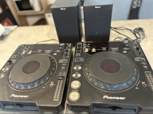 Pioneer COMPACT DISC PLAYER MODEL CDJ-1000（スピーカー付き）