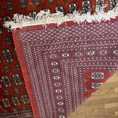 【市川市
】① パキスタン手織り絨毯　約218×313cm の画像