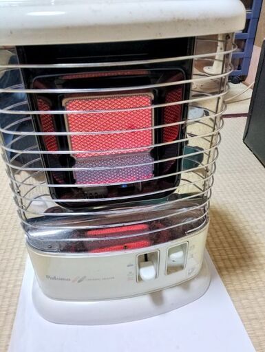 パロマの都市ガスストーブ 電気がいらないお湯が沸かせます