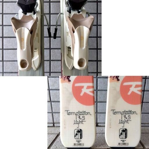 ROSSIGNOL Temptation 74 S light レディース スキー板 146cm ビンディング 2点セット ロシニョー