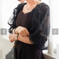 【美品】
le reve vaniller ドット花柄刺繍　ワンピースの画像