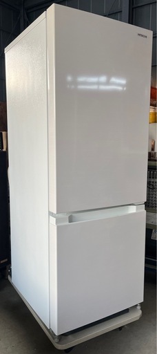 【USED】2020年製　HITACHI / 日立　2ドア冷凍冷蔵庫　154L RL-154KA ホワイト