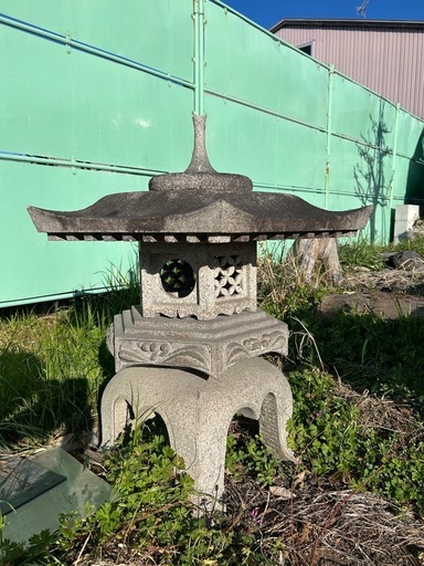 雪見灯籠（御影石）庭石・庭園装飾