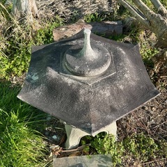 雪見灯籠（御影石）庭石・庭園装飾の画像