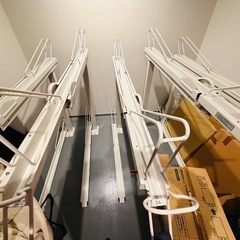 2段式サイクルラック×5台（未使用）の画像