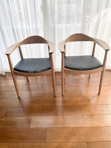 ザ・チェアー the Chair リプロダクト品 ウェグナー　2脚　引き取り限定