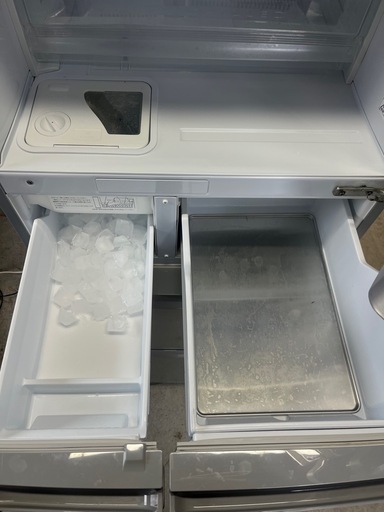 三菱　ノンフロン５ドア冷蔵庫420L/右開き/自動製氷