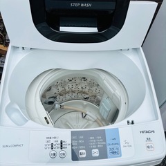 直接引き取り大歓迎⭐︎大阪府下又は近郊は配送設置込み🉑日立 5.0kg 全自動洗濯機 NW-50B  2018年製/YMJ024-23の画像