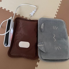 充電式湯たんぽ  ねこカバー付きの画像