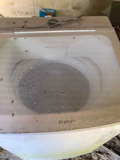 洗濯機12kg 購入してから放置してました (断捨離) 荒尾の生活家電 