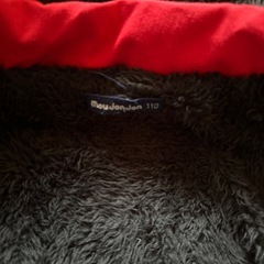 moujonjon110センチ　アウター(赤)の画像