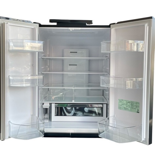 ★ ◯ HITACHI 冷凍冷蔵庫 R-HXCC54V 2024年製 クリスタルガラスドア 5ドア 540L