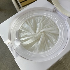 今2602-1368 GEX DEOCARE 消臭ペール 汚物処理ポット ホワイト キズ汚れ有り の画像