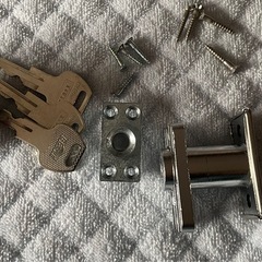 マミーロック シリンダー付室内錠　引違い戸　ベスト　BEST  No.234 キー3本付　30〜36mm 新品の画像