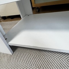 引き取り限定  天板スライド式ローテーブルの画像