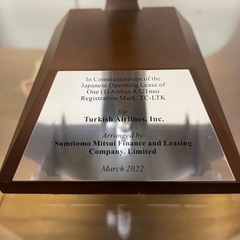 【非売品】1／144 TURKISH AIRLINES 金属 飛行機模型 スタンド付き 株主だけ貰える 完成品 ソリッド モデル  家具 オブジェ の画像