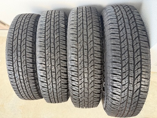 【未使用同等】ジムニー用 175/80R16 ヨコハマ ジオランダーAT + KEELER TA 16×5.5J 4本セット｜車検用購入