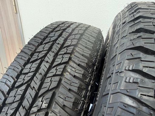 【未使用同等】ジムニー用 175/80R16 ヨコハマ ジオランダーAT + KEELER TA 16×5.5J 4本セット｜車検用購入