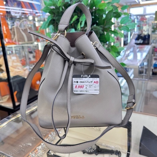 ☆ドリーム荒牧店☆FURLA フルラ COSTANZA 巾着 2WAYバッグ