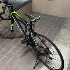 【美品】3日間限定出品　ロードバイクMERIDA RIDE80 2017年モデル専用空気入れ・スタンド付　即乗りOKの画像