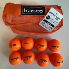 【新品】キャスコ SUPER SONIC SOFT 16球 オレンジ ポーチ2個付の画像