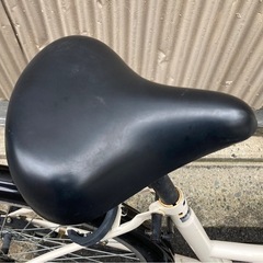 26インチシティサイクル　ホワイトの画像