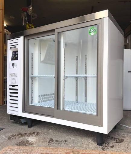 札幌市内配送可 24年製 美品 GALILEI フクシマガリレイ 139L スライド扉小型冷蔵ショーケース LGU-090REX