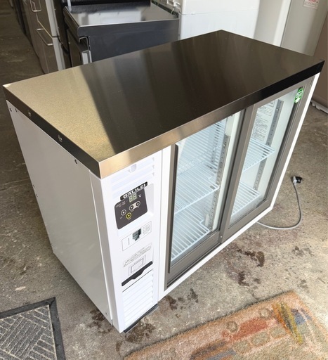 札幌市内配送可 24年製 美品 GALILEI フクシマガリレイ 139L スライド扉小型冷蔵ショーケース LGU-090REX