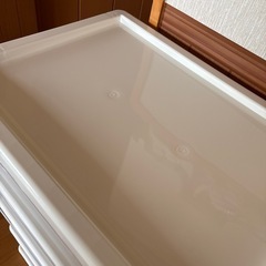 早い者勝ち！衣類収納シーズワイド 4段 クリア の画像