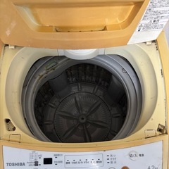 TOSHIBA　洗濯機の画像