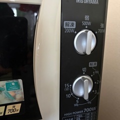 電子レンジ/アイリスオーヤマ/ターンテーブルの画像