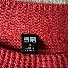 UNIQLO ウォッシャブル3Dクルーネックセーター　Mサイズの画像