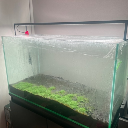 【美品】90cm水槽アクアリウムセット1式