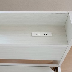 【7,000円】セミダブルベッド セット（マットレス・収納・コンセント付）の画像