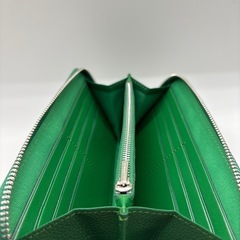 【新品未使用】COACH/コーチ　レディース長財布　CW715 グリーンの画像