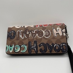 【新品未使用】コーチ　COACH xMINT+SERF  コラボ長財布CM837の画像
