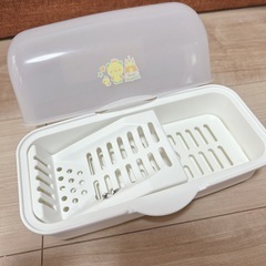 哺乳瓶立て　哺乳瓶消毒　水切りトレーの画像